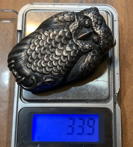 Antique japanese silver - silver, match