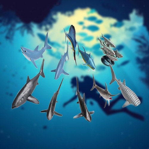 Pieces sea creatures - 10,