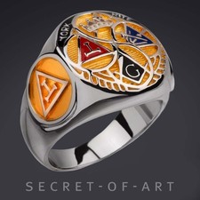 York Rite Ring Masonic