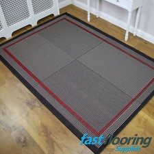 Bistro BIS09 - Beige/Black Rug