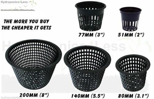 Mesh pot hydroponics - mesh,