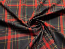 Scottish Tartan Check Fabric