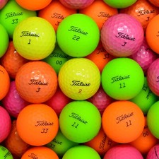 24 Coloured Optic Lake Golf Balls Pearl Grade A Lake Balls Titleist Callaway
