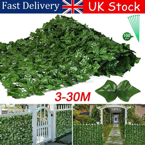 Artificial garden fence - 3m,