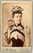 CDV FINE LADY TENNIS PLAYER