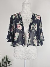 New Look Black Floral Chiffon