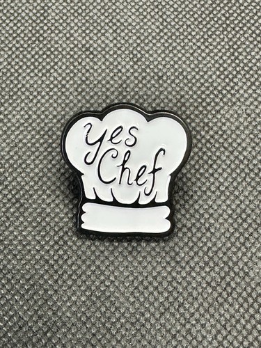 Yes chef enamel pin - yes,