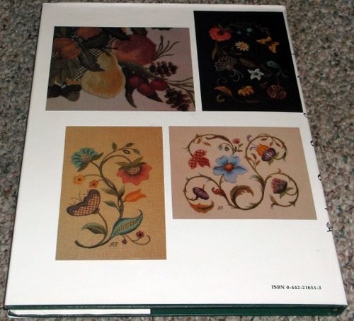 Crewel embroidery with - embroidery:,