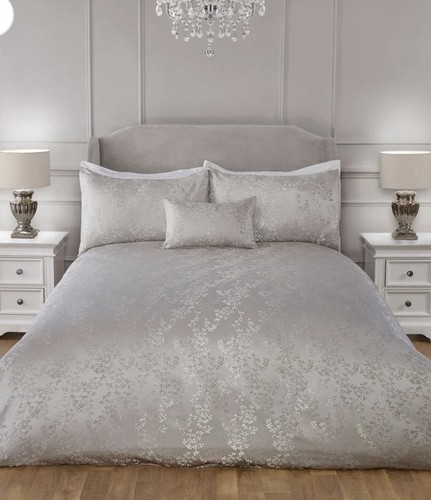 Melody luxury silver jacquard - silver,