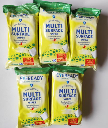 Multi surface wipes eveready - surface,