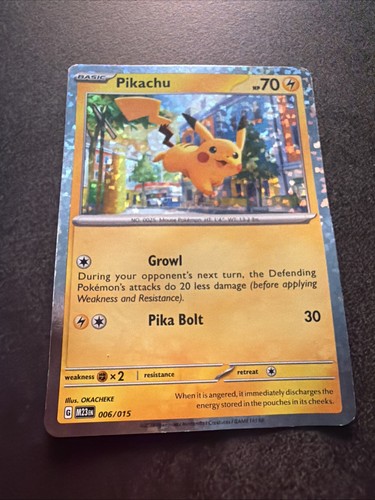 Pokémon tcg pikachu 006 015 - tcg, 006/015