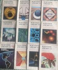 Scientific American magazine bundle full year 1989 -see contents pics GC science