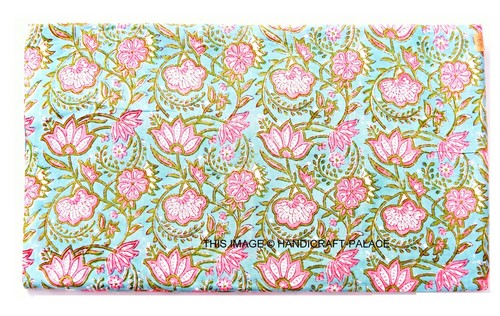 Hand block print cotton - hand,