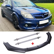 For Vauxhall Vectra MKII Z02 00-09 Front Bumper Lip Splitter Spoiler +Strut Rods