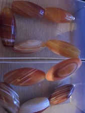 Precious Stones Minerals Rock Gem Orange Agate Jewellery Necklace X 1 Stone