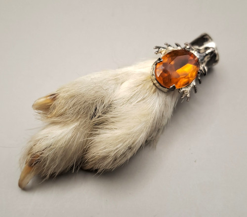 Rabbits foot pin brooch - pin,