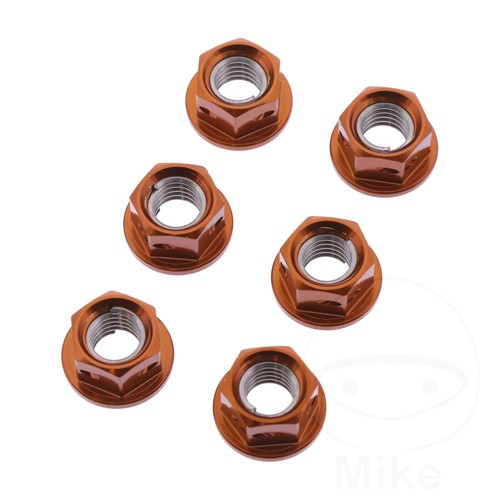 Nut rear sprocket - kit, racing