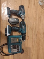 Makita DK18015X1 Set TD127D HP457D Drill, Impact Driver, Battery & Charger