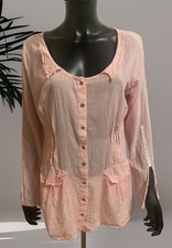 Ewa I Walla pink cotton top