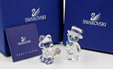NEW BEAUTIFUL SWAROVSKI CRYSTAL KRIS BEAR BRIDE & GROOM 842936 YOU & 1 WEDDING