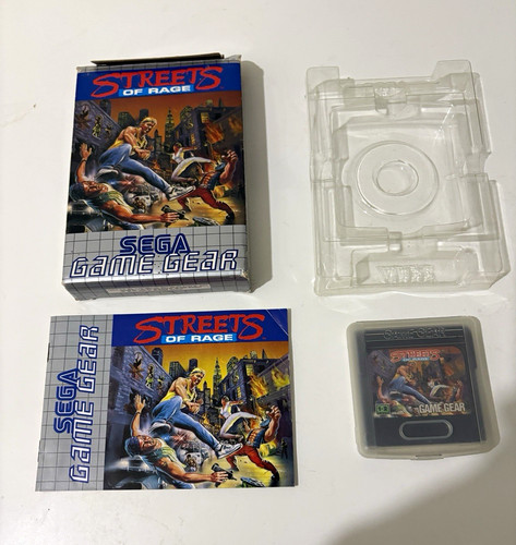 Sega game gear streets rage - game,
