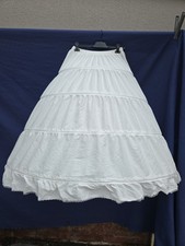 White 100% Cotton 4 Hooped