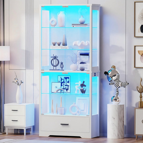 Curio display cabinet - 71“,