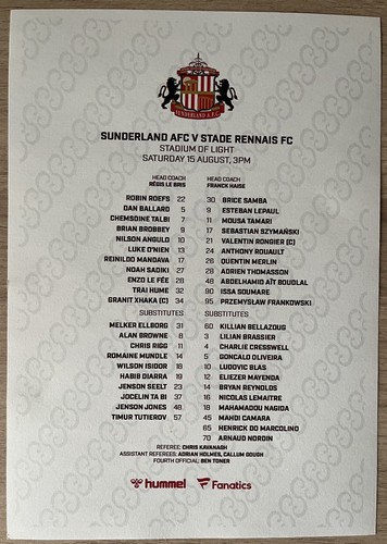 Sunderland stade rennais - v,