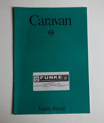 Brochure opel kadett d - opel,