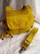 Kipling FAIRFAX Crossbody Hand Bag  Light Saffron Yellow  Monkey Melissa