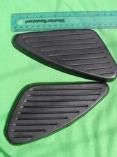 2 PETROL TANK KNEE GRIPS black