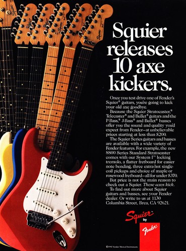 1987 fender squier - 1987,
