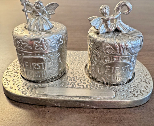 Vintage pewter keepsake - pewter,