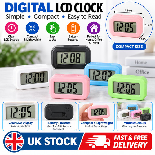 Led electric digital alarm - led,