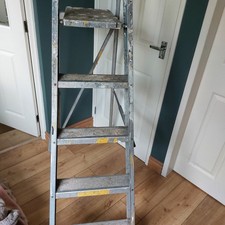 Folding aluminium step - aluminium, 5