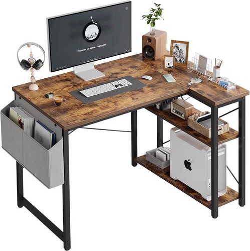 Shaped computer desk study - shaped,