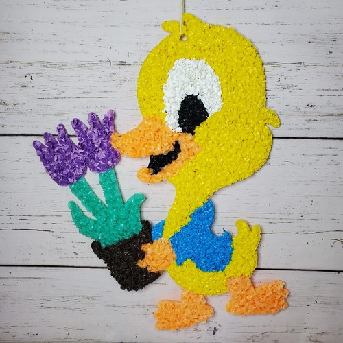 Vtg yellow chick duck - vtg,