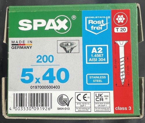 Spax stainless steel screws - stainless,