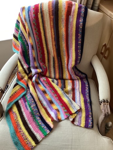 Handmade crochet blanket - handmade,