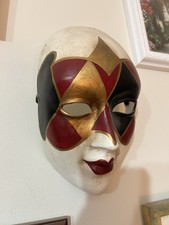 Traditional Venitian Carnival Mask, Paper Mache