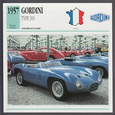 1957 Gordini Type 31S France