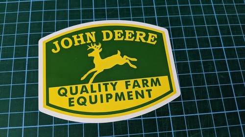 Vintage john deere sticker - john,