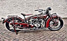 A4 Photo Motorbike Indian Scout 101
