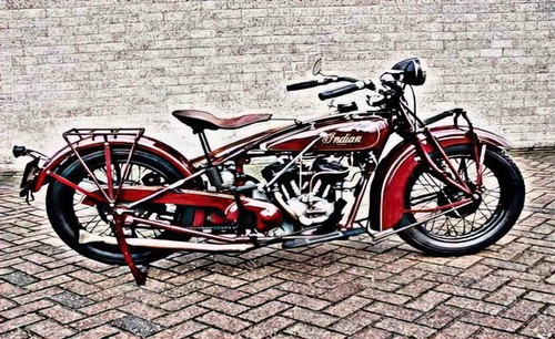 Photo motorbike indian - a4,