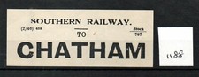 Southern Railway. SR - Luggage