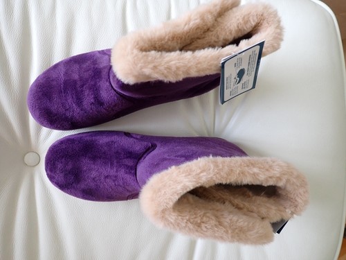 Purple slippers memory - , foam