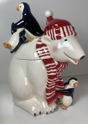 Polar bear penguins - bear, christmas