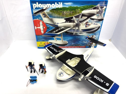 Playmobil 4445 police seaplane - playmobil,