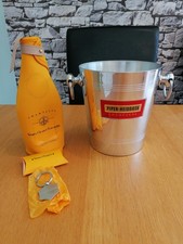 Piper Heidsieck Champagne Ice Bucket + Veuve Clicquot cooler and keyring 