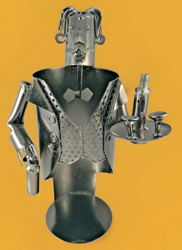 Metal bartender butler server - bartender,